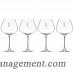 Lenox Charcoal Diamond Tuscany Monogram Burgundy 28 Oz. Red Wine Glass LNX10505